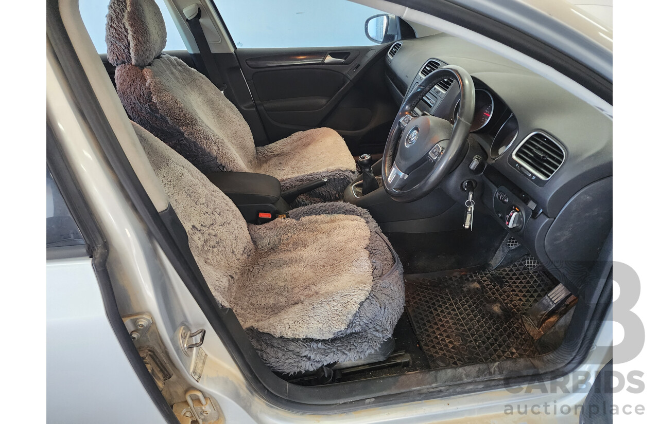 6/2009 Volkswagen Golf 2.0 TDI Pacific 1K MY09 5d Hatchback Silver Or Chrome 2.0L