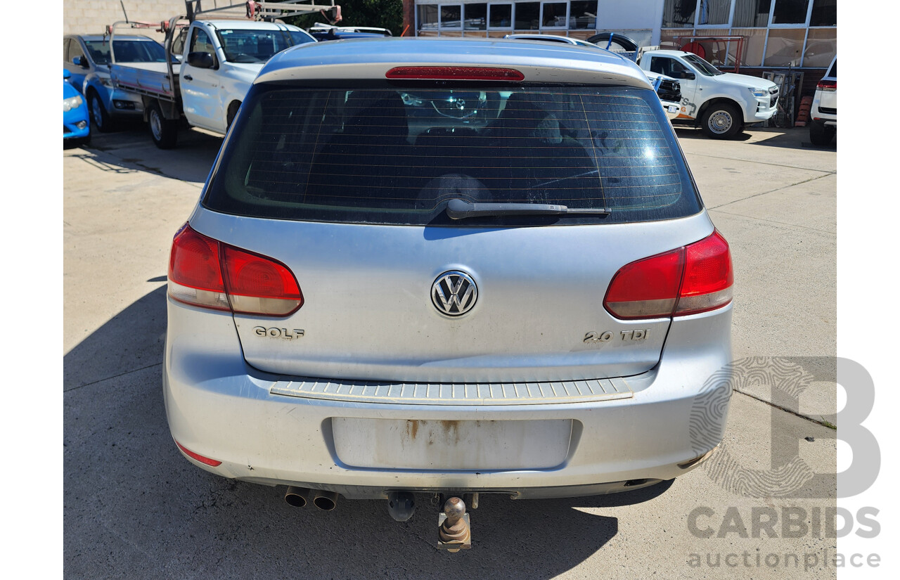 6/2009 Volkswagen Golf 2.0 TDI Pacific 1K MY09 5d Hatchback Silver Or Chrome 2.0L