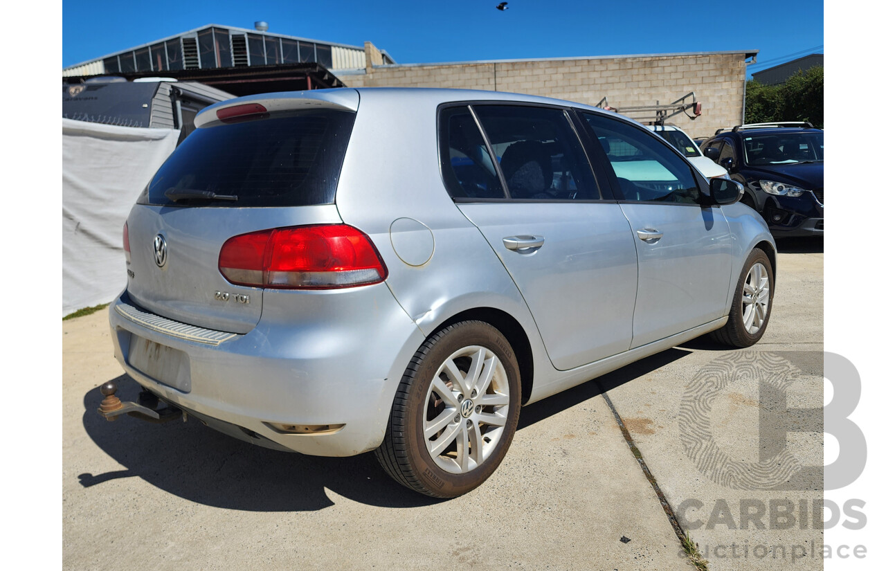 6/2009 Volkswagen Golf 2.0 TDI Pacific 1K MY09 5d Hatchback Silver Or Chrome 2.0L