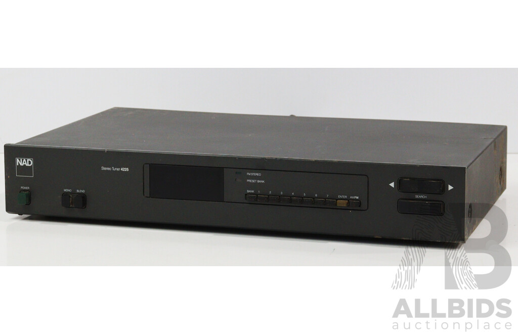 Nad Electronics Stereo Tuner Model 4225