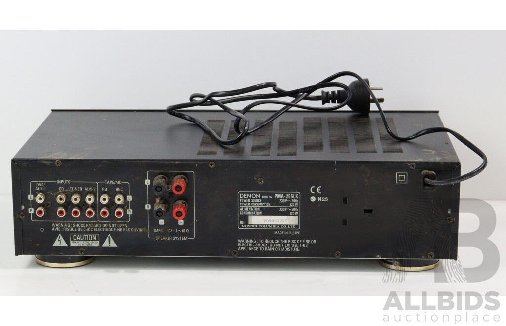 Denon Precision Audio Component Integrated Amplifier PMA 255UK