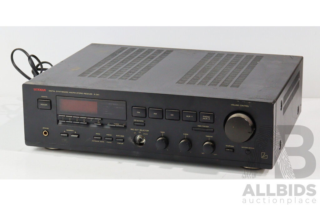 Luxman Digital Synthesized AM FM Stereo Receiver R341