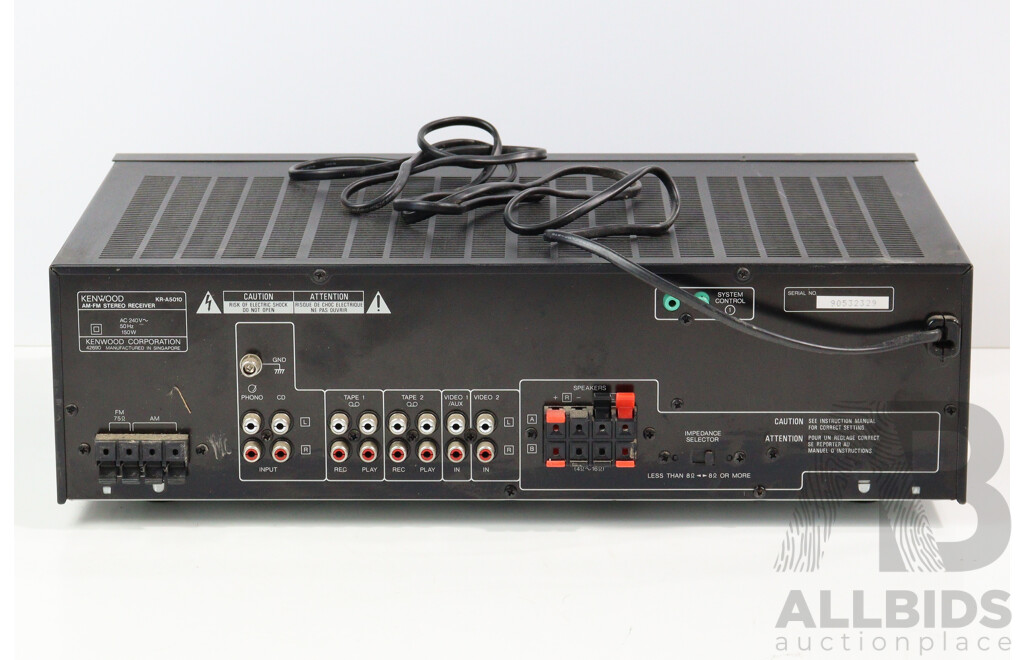 Kenwood AM FM Stereo Receiver KR A5010