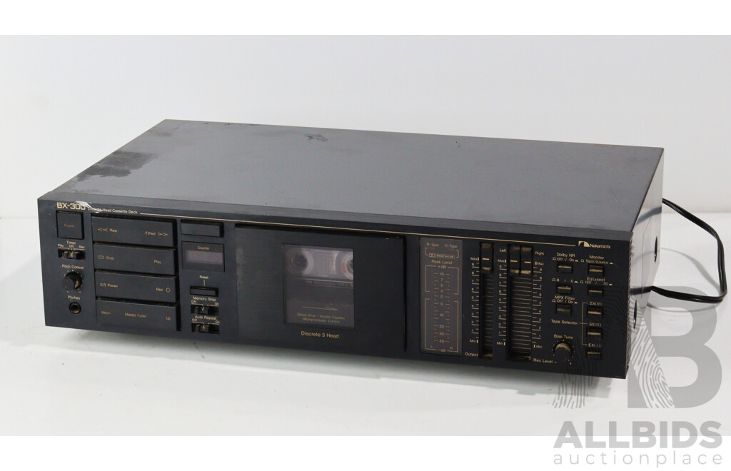 Nakamichi BX300 Discrete Head Cassette Deck