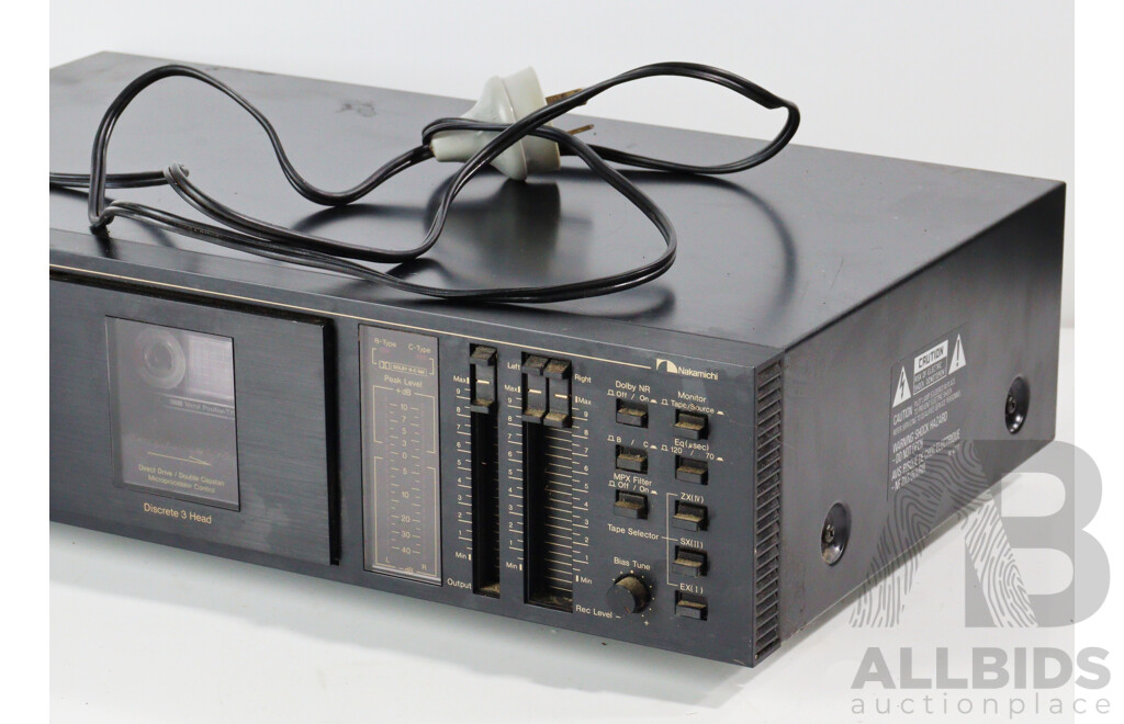 Nakamichi BX300 Discrete Head Cassette Deck