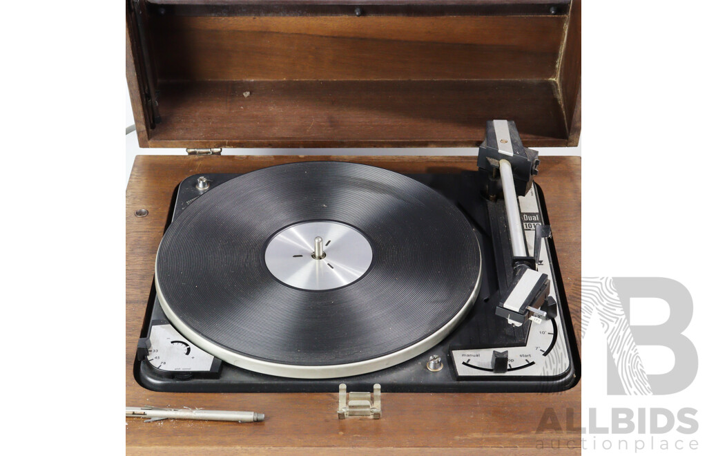 German Made Dual 1010 Turntable with Rolls Hifi Solid State Stereo Amplifier