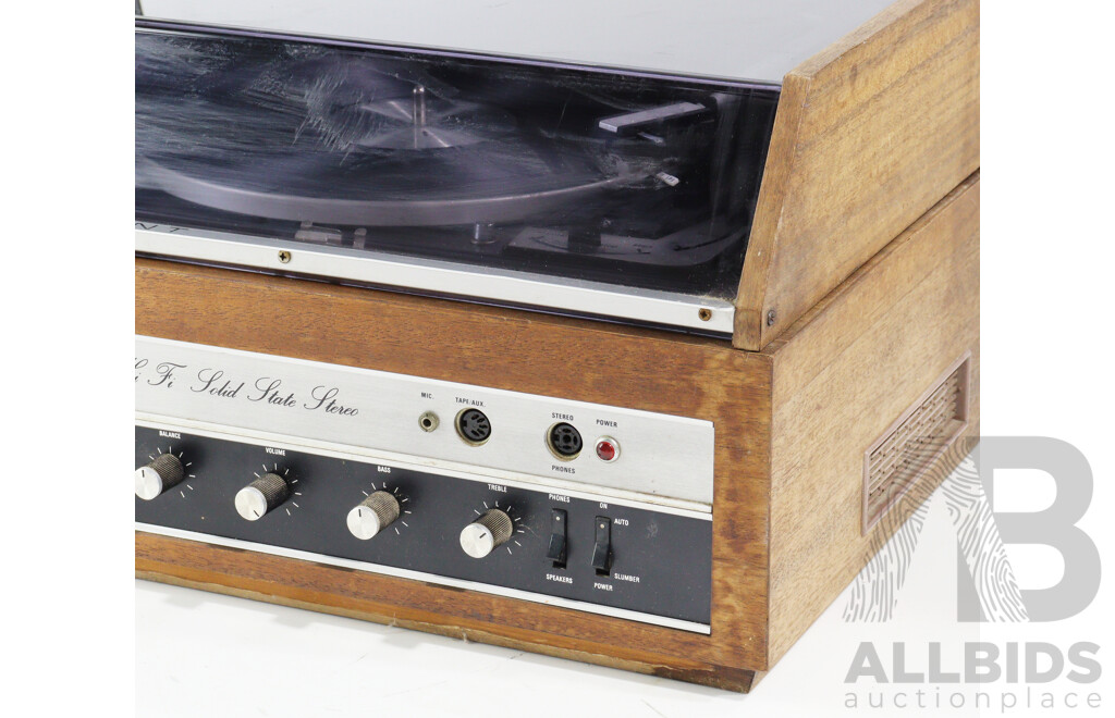 German Made Dual 1010 Turntable with Rolls Hifi Solid State Stereo Amplifier