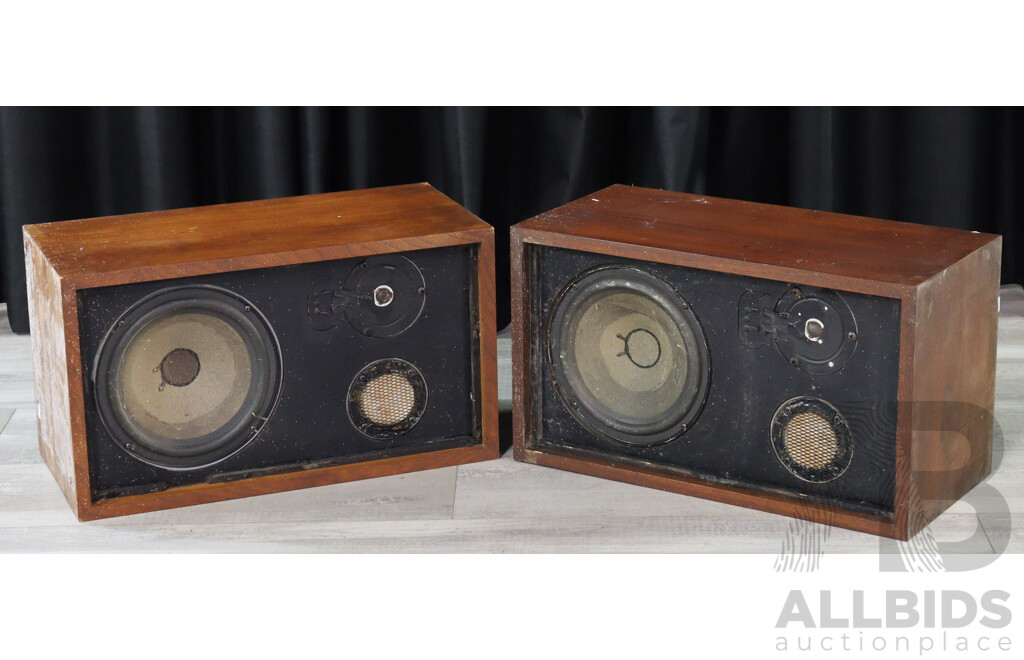 Pair Retro AR2 Acoustic Suspension System Speakers