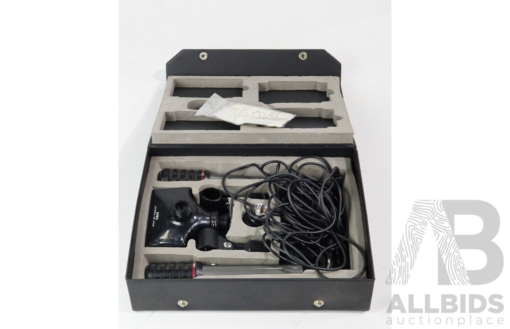 Onkyo Cone, Bose Cone, Project Phono Box II, Aiwa Unidirectional Coil Microphone DM 511P in Case and Paradigm SM60R Speaker