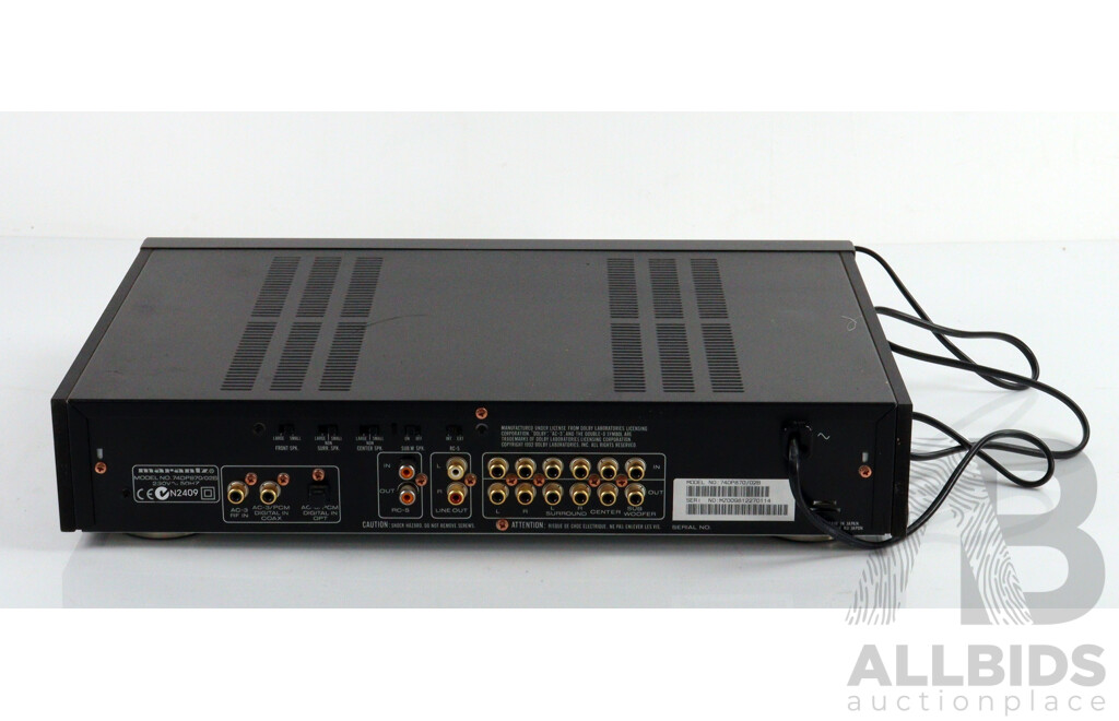 Marantz Digital Processor Model 74 DP 870 02B