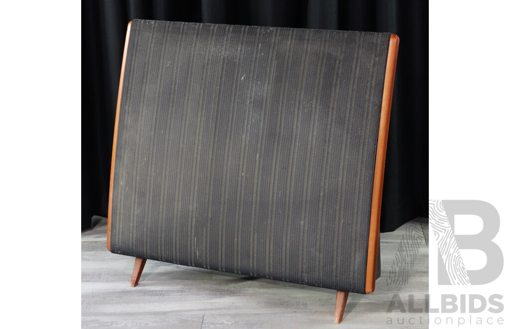 Super Funky Pair 1960's Quad Electrostatic Loudspeakers Along with Quad 33 Preamplifier and Matching Quad Fm 3 Tuner Made by Acoustical Manufacturing Co