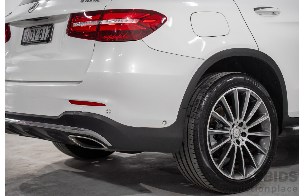 04/2016 Mercedes-Benz GLC250 (AWD) 253 4d Wagon Diamond White Metallic Turbo 2.0L