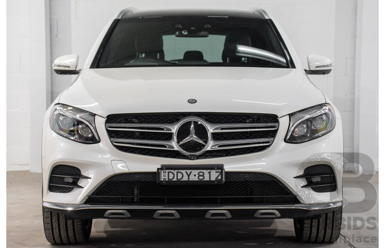 04/2016 Mercedes-Benz GLC250 (AWD) 253 4d Wagon Diamond White Metallic Turbo 2.0L