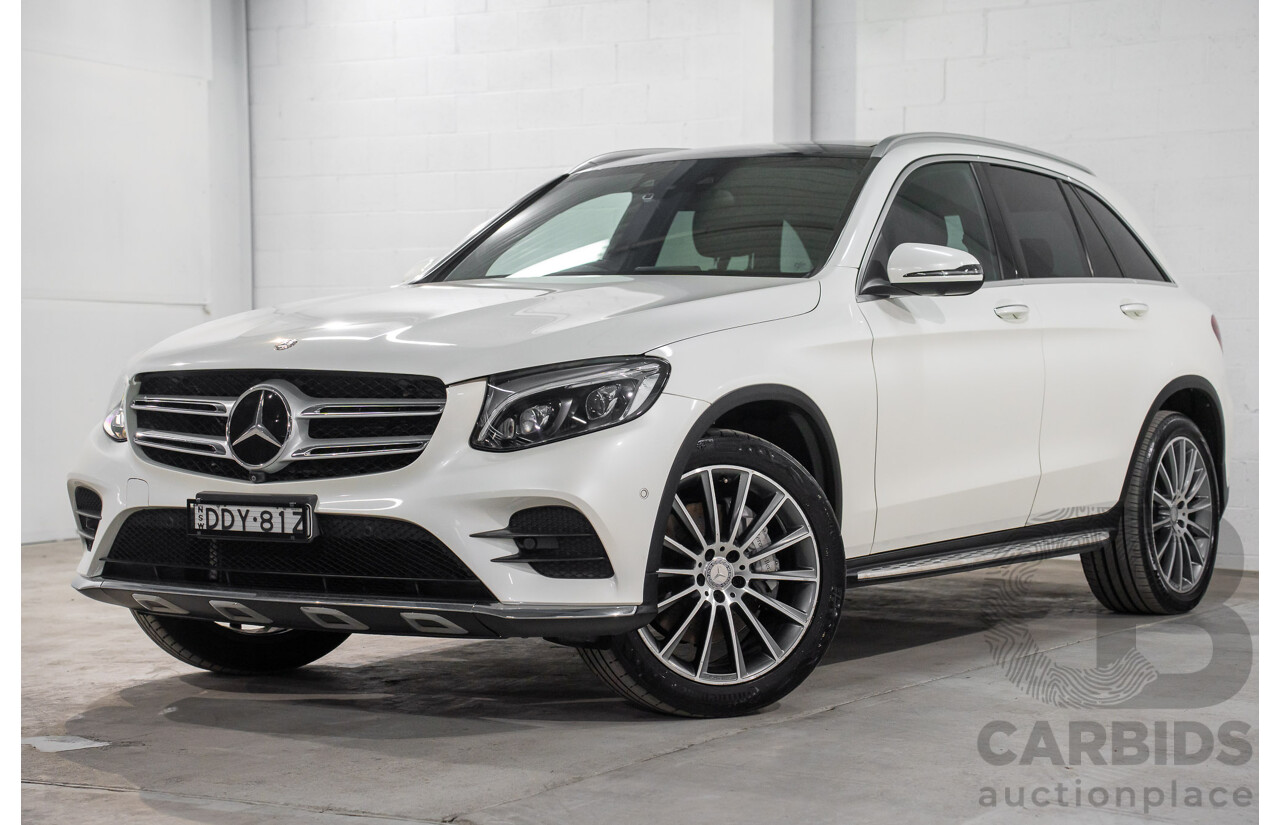 04/2016 Mercedes-Benz GLC250 (AWD) 253 4d Wagon Diamond White Metallic Turbo 2.0L