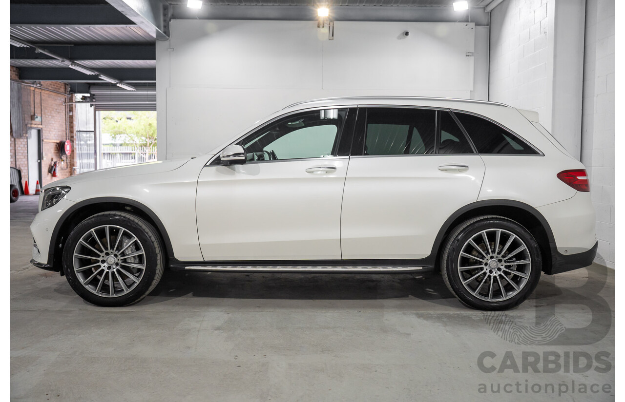 04/2016 Mercedes-Benz GLC250 (AWD) 253 4d Wagon Diamond White Metallic Turbo 2.0L