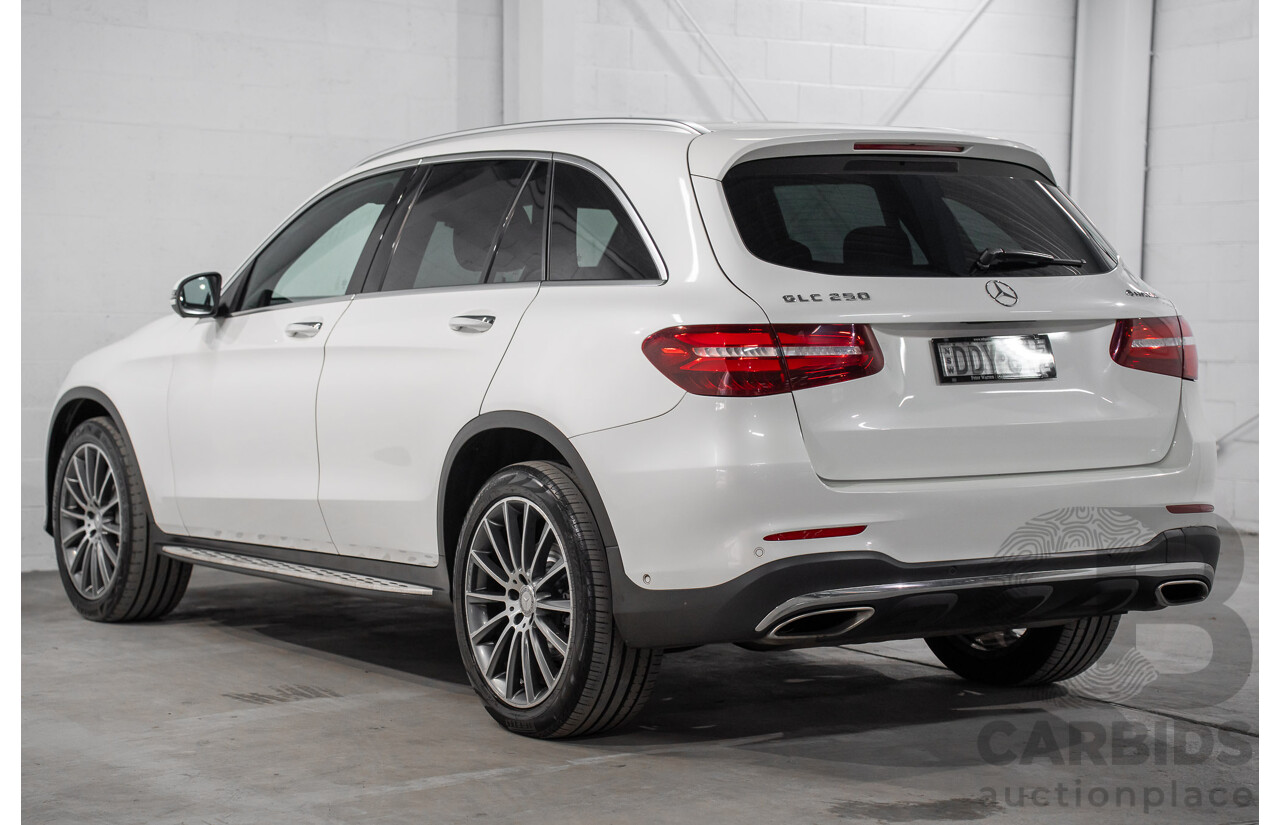 04/2016 Mercedes-Benz GLC250 (AWD) 253 4d Wagon Diamond White Metallic Turbo 2.0L