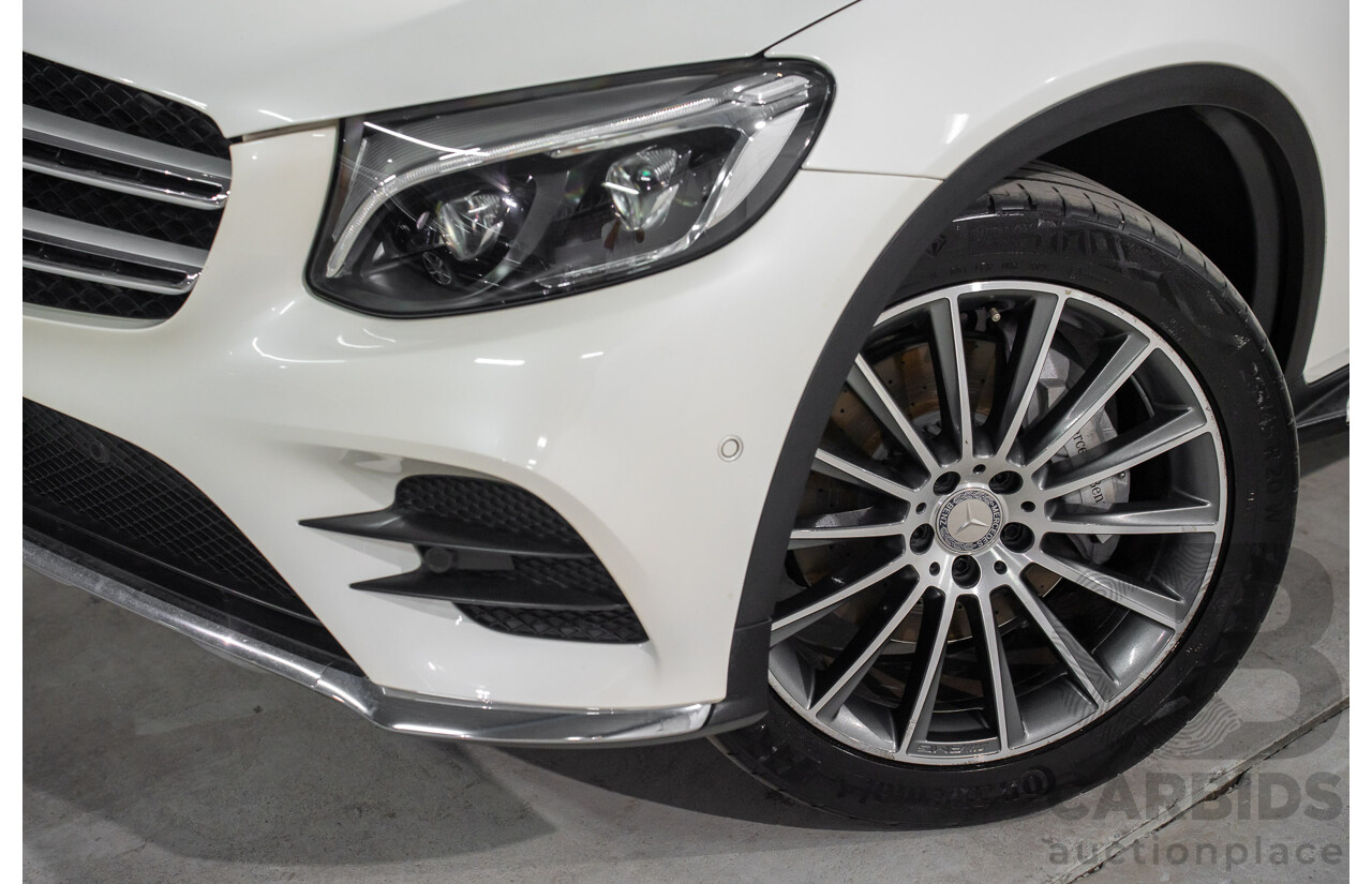 04/2016 Mercedes-Benz GLC250 (AWD) 253 4d Wagon Diamond White Metallic Turbo 2.0L