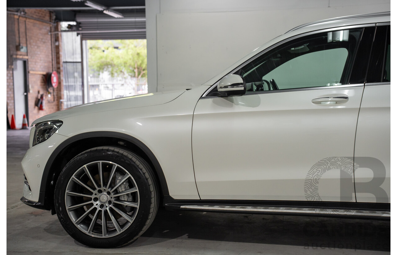 04/2016 Mercedes-Benz GLC250 (AWD) 253 4d Wagon Diamond White Metallic Turbo 2.0L