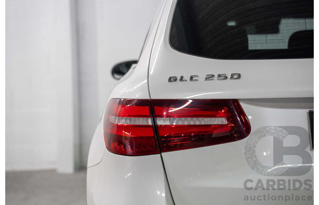 04/2016 Mercedes-Benz GLC250 (AWD) 253 4d Wagon Diamond White Metallic Turbo 2.0L