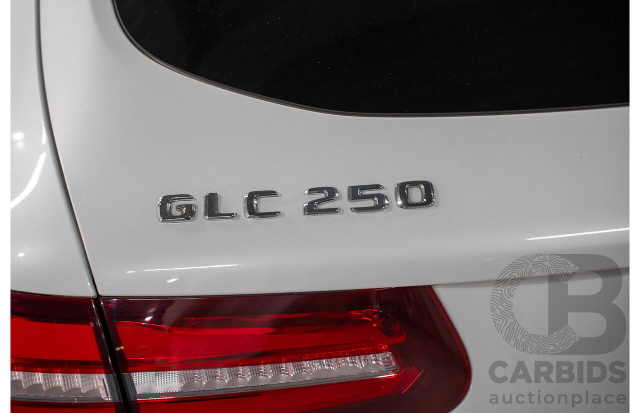 04/2016 Mercedes-Benz GLC250 (AWD) 253 4d Wagon Diamond White Metallic Turbo 2.0L