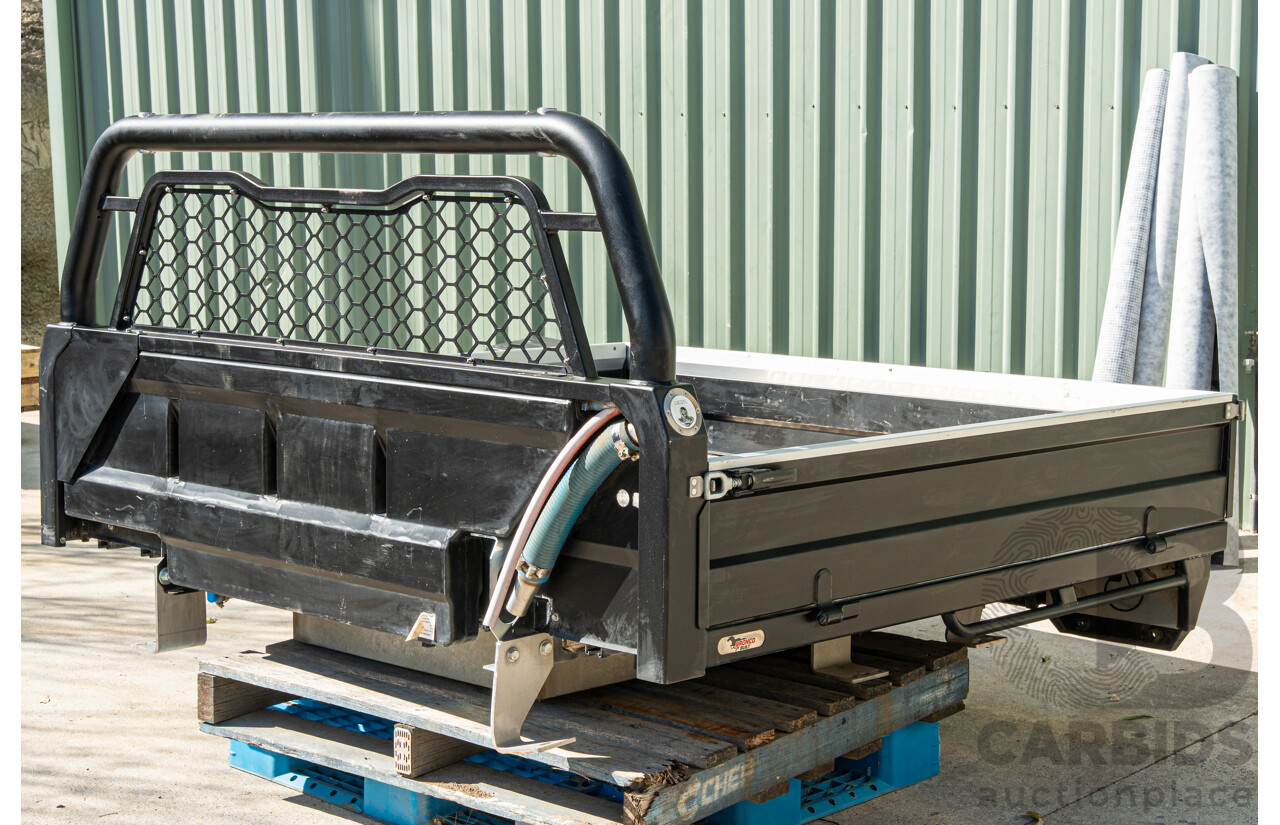 05/2021 Bronco Built Alloy Tray with Lockable Undertray Built in Slide Drawer and Undermounted Toolboxes to Suit 2014 PX Ranger Dual Cab