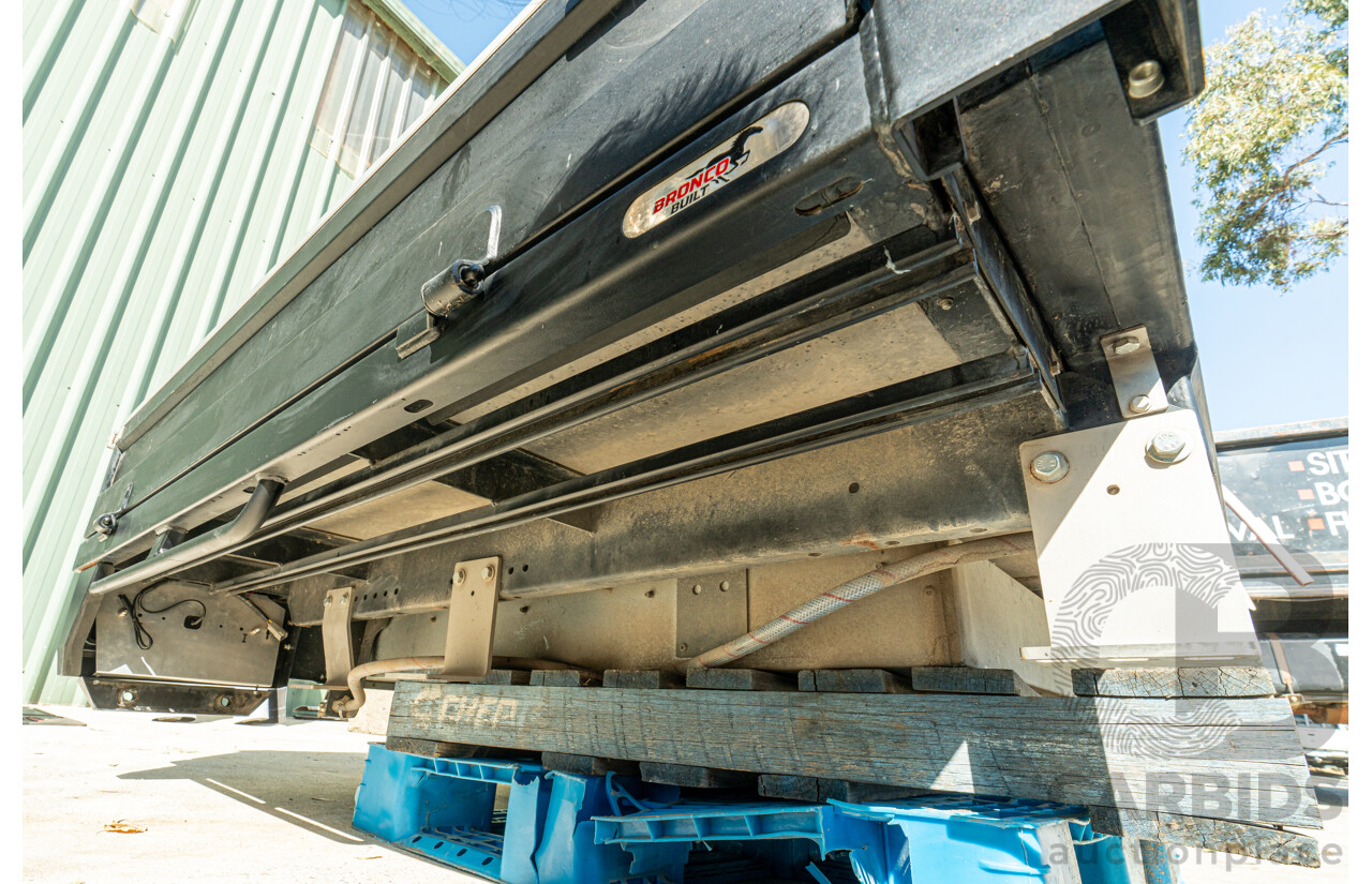 05/2021 Bronco Built Alloy Tray with Lockable Undertray Built in Slide Drawer and Undermounted Toolboxes to Suit 2014 PX Ranger Dual Cab