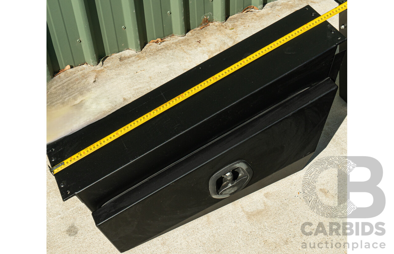 05/2021 Bronco Built Alloy Tray with Lockable Undertray Built in Slide Drawer and Undermounted Toolboxes to Suit 2014 PX Ranger Dual Cab