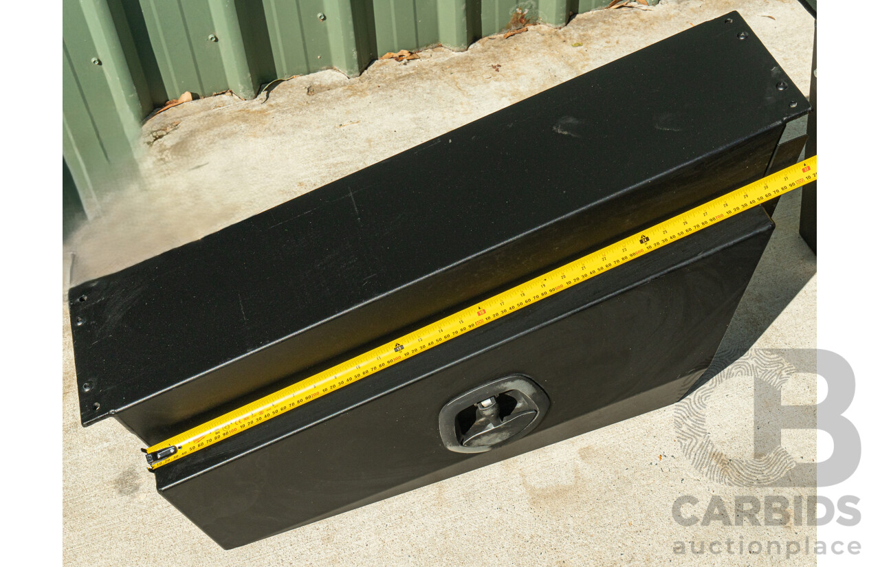 05/2021 Bronco Built Alloy Tray with Lockable Undertray Built in Slide Drawer and Undermounted Toolboxes to Suit 2014 PX Ranger Dual Cab