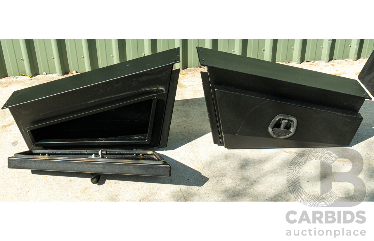 05/2021 Bronco Built Alloy Tray with Lockable Undertray Built in Slide Drawer and Undermounted Toolboxes to Suit 2014 PX Ranger Dual Cab