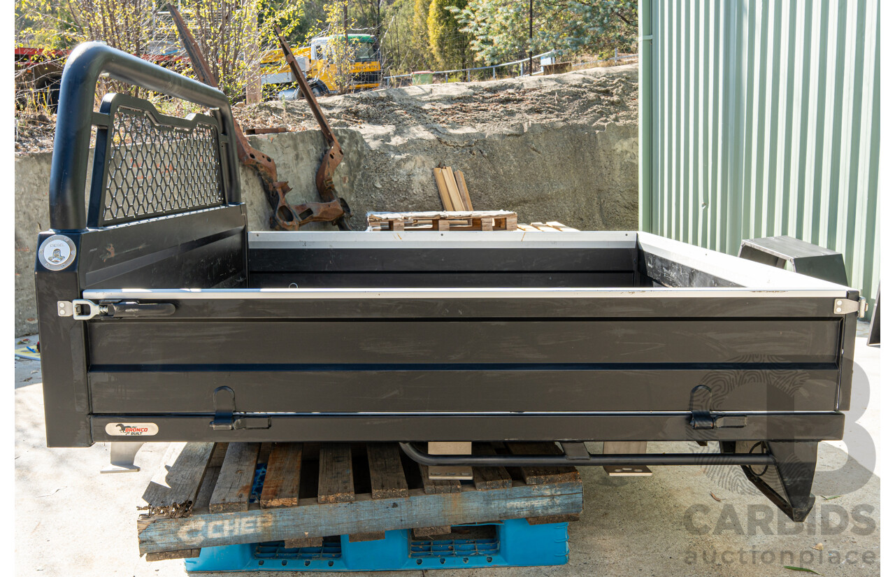 05/2021 Bronco Built Alloy Tray with Lockable Undertray Built in Slide Drawer and Undermounted Toolboxes to Suit 2014 PX Ranger Dual Cab