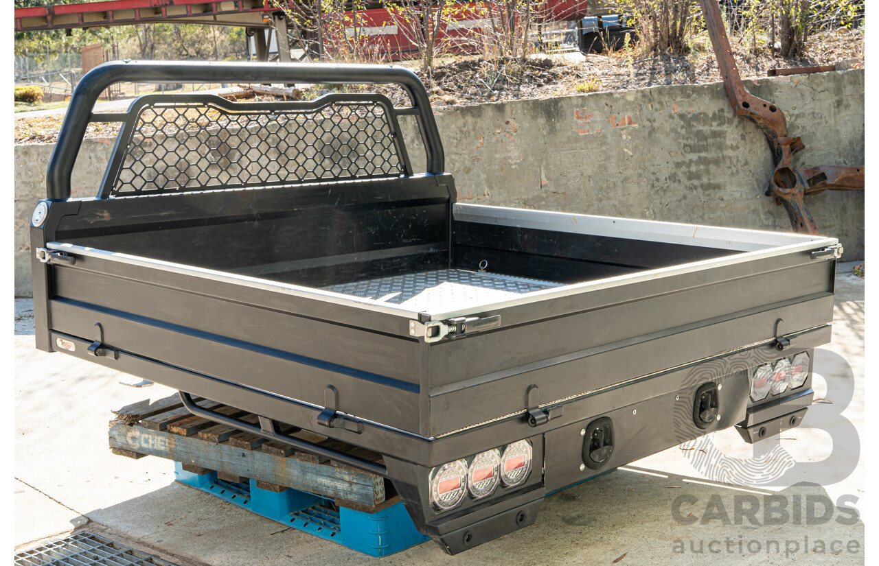 05/2021 Bronco Built Alloy Tray with Lockable Undertray Built in Slide Drawer and Undermounted Toolboxes to Suit 2014 PX Ranger Dual Cab