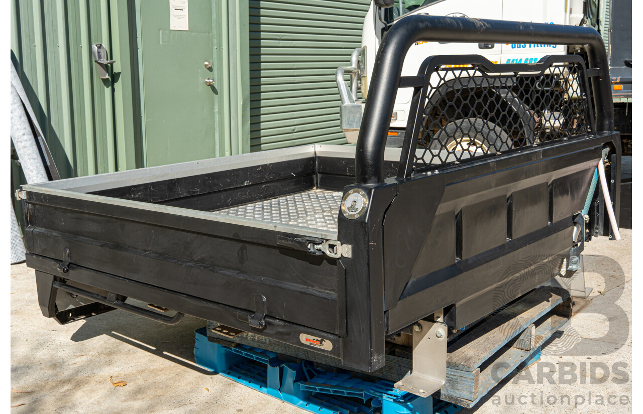 05/2021 Bronco Built Alloy Tray with Lockable Undertray Built in Slide Drawer and Undermounted Toolboxes to Suit 2014 PX Ranger Dual Cab