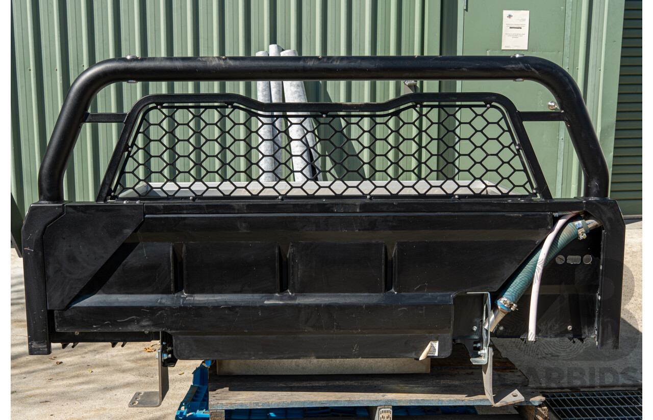 05/2021 Bronco Built Alloy Tray with Lockable Undertray Built in Slide Drawer and Undermounted Toolboxes to Suit 2014 PX Ranger Dual Cab