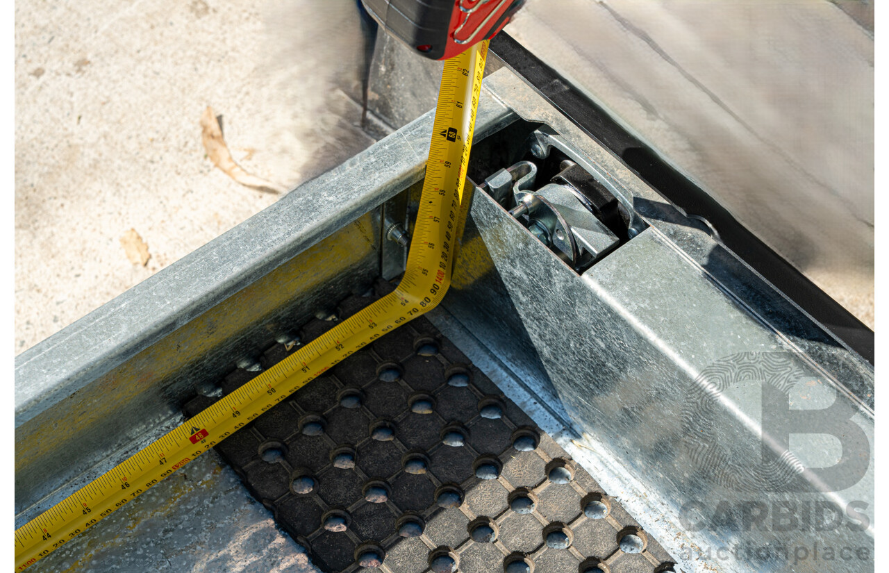 05/2021 Bronco Built Alloy Tray with Lockable Undertray Built in Slide Drawer and Undermounted Toolboxes to Suit 2014 PX Ranger Dual Cab