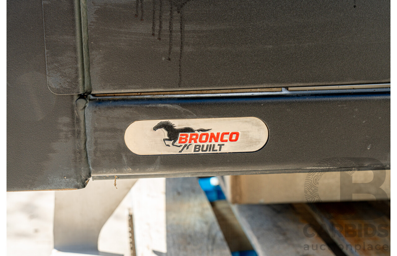 05/2021 Bronco Built Alloy Tray with Lockable Undertray Built in Slide Drawer and Undermounted Toolboxes to Suit 2014 PX Ranger Dual Cab