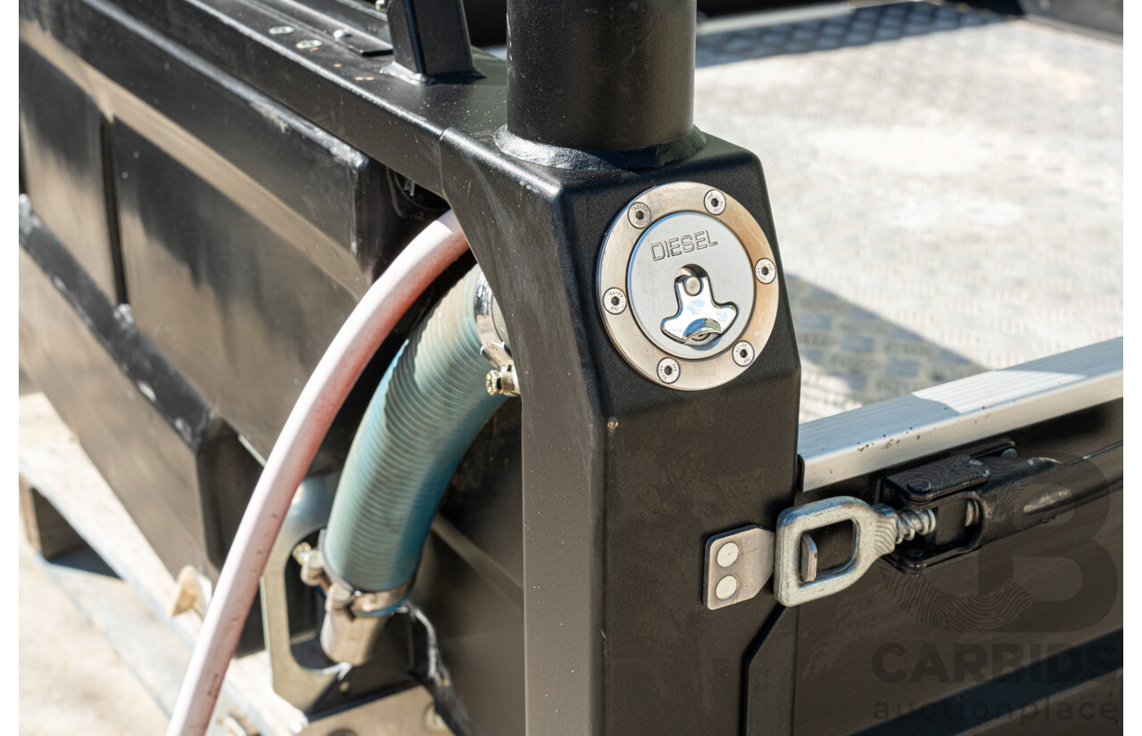 05/2021 Bronco Built Alloy Tray with Lockable Undertray Built in Slide Drawer and Undermounted Toolboxes to Suit 2014 PX Ranger Dual Cab