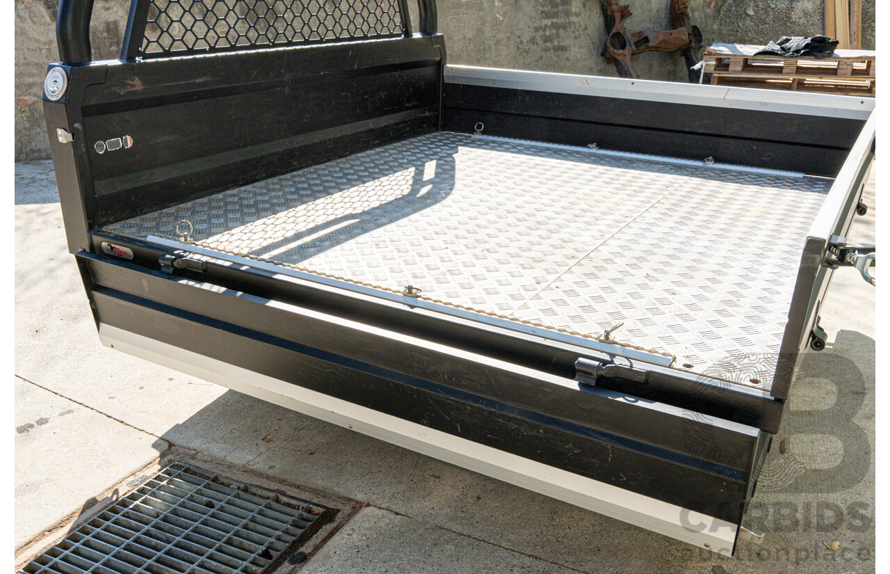 05/2021 Bronco Built Alloy Tray with Lockable Undertray Built in Slide Drawer and Undermounted Toolboxes to Suit 2014 PX Ranger Dual Cab