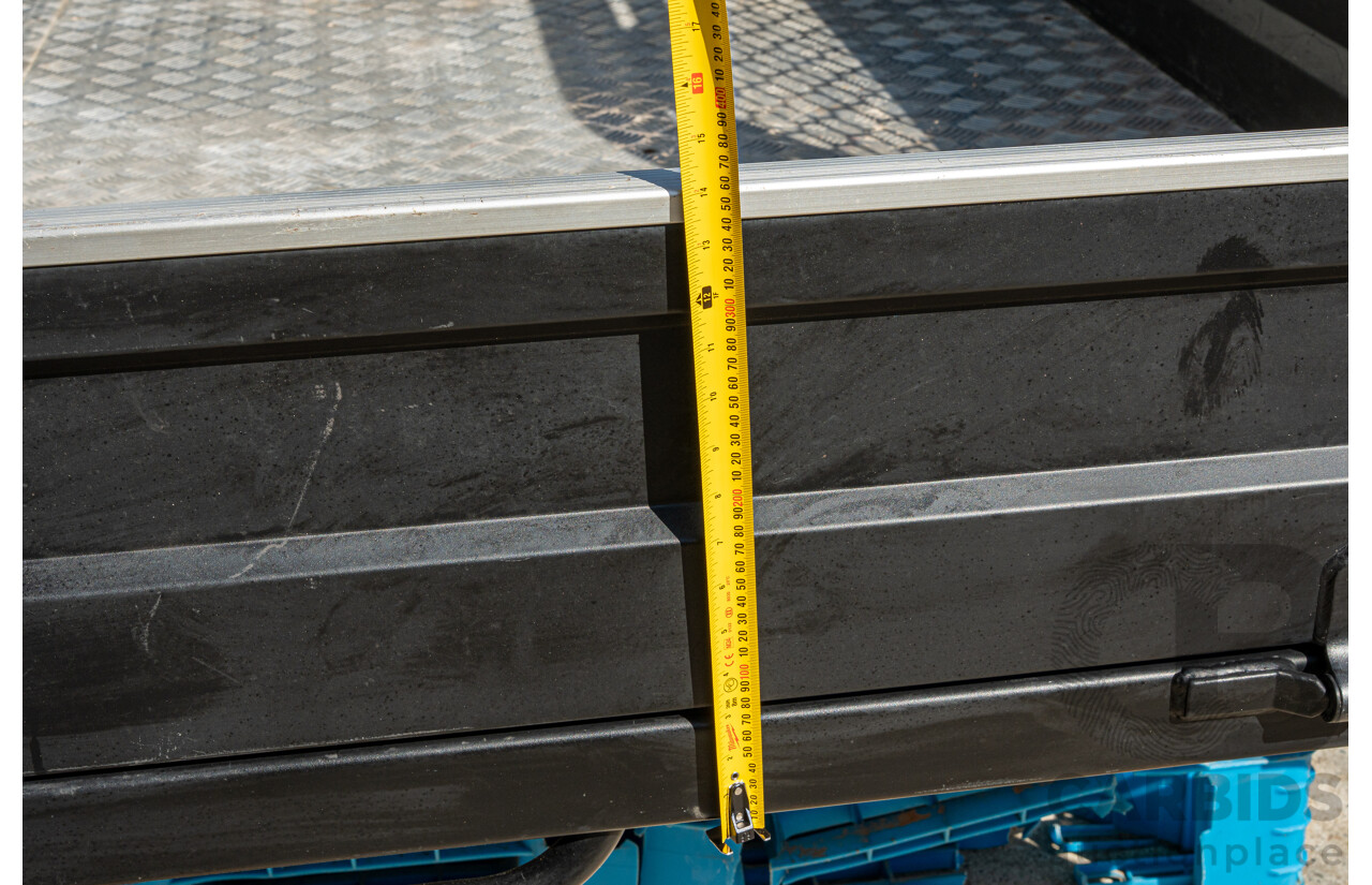 05/2021 Bronco Built Alloy Tray with Lockable Undertray Built in Slide Drawer and Undermounted Toolboxes to Suit 2014 PX Ranger Dual Cab