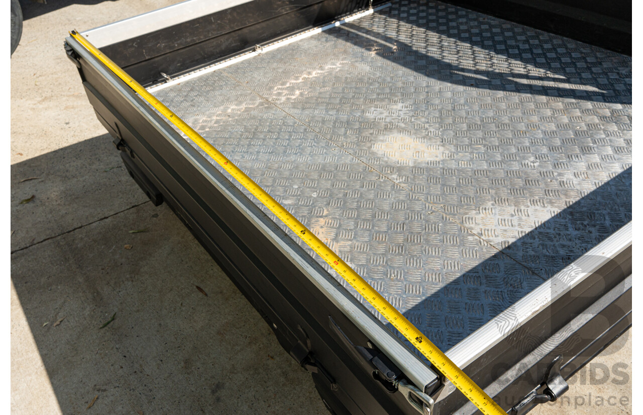 05/2021 Bronco Built Alloy Tray with Lockable Undertray Built in Slide Drawer and Undermounted Toolboxes to Suit 2014 PX Ranger Dual Cab