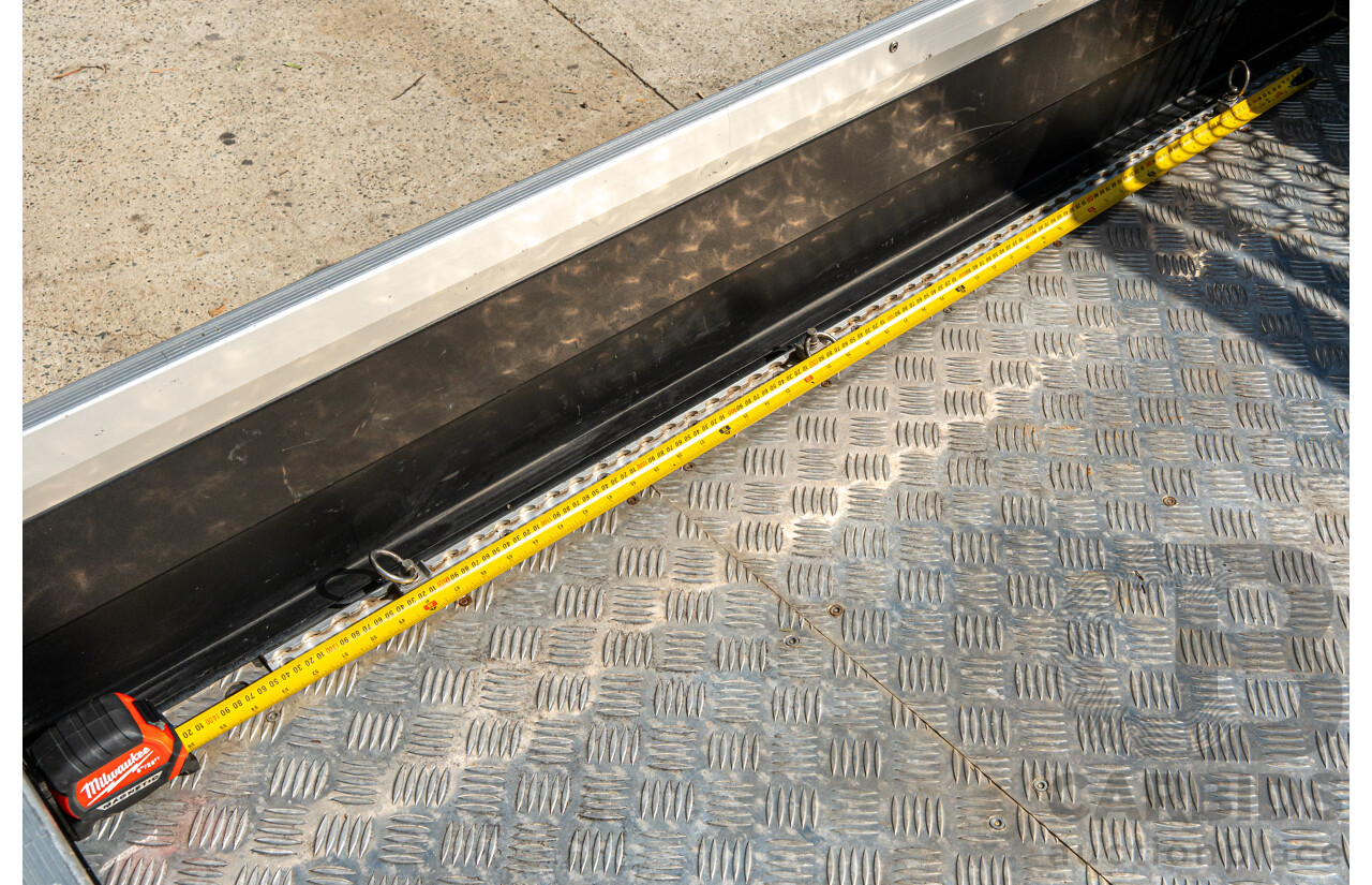 05/2021 Bronco Built Alloy Tray with Lockable Undertray Built in Slide Drawer and Undermounted Toolboxes to Suit 2014 PX Ranger Dual Cab