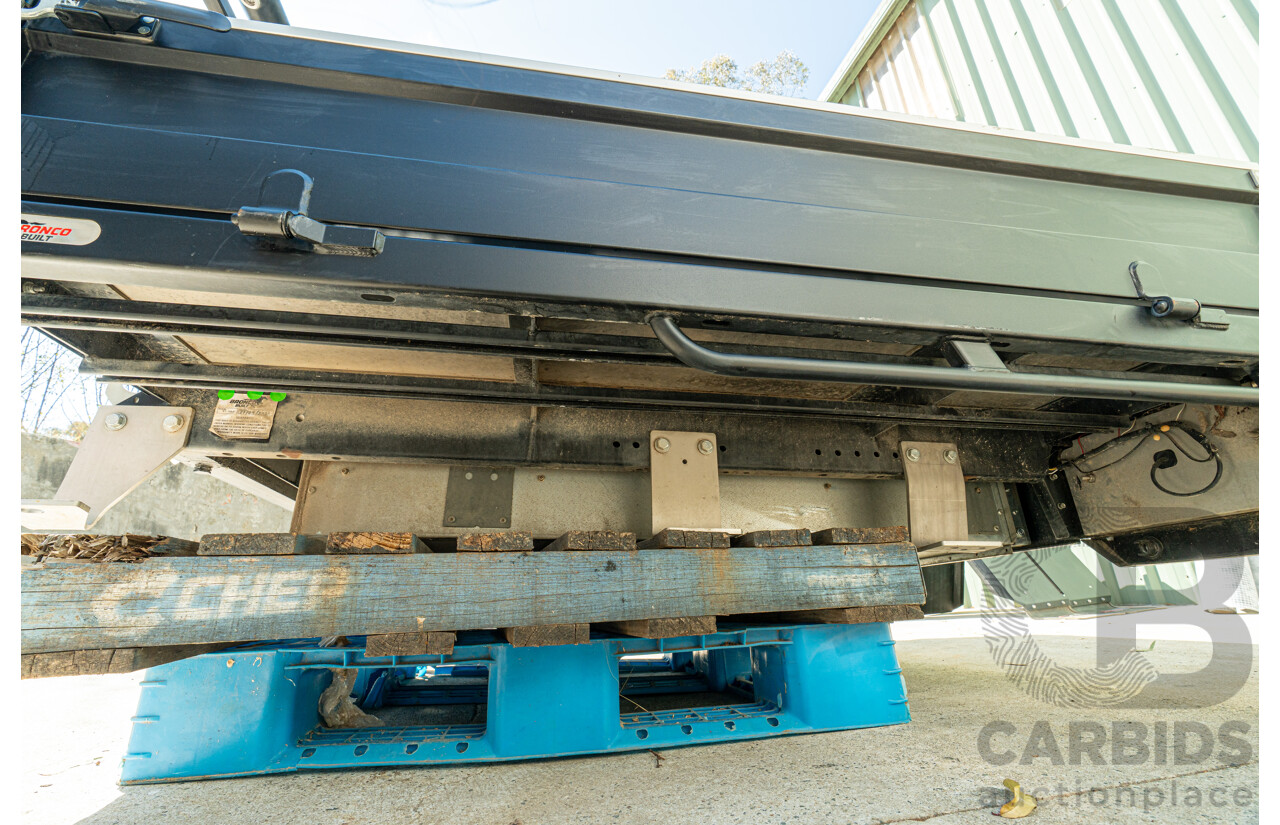 05/2021 Bronco Built Alloy Tray with Lockable Undertray Built in Slide Drawer and Undermounted Toolboxes to Suit 2014 PX Ranger Dual Cab