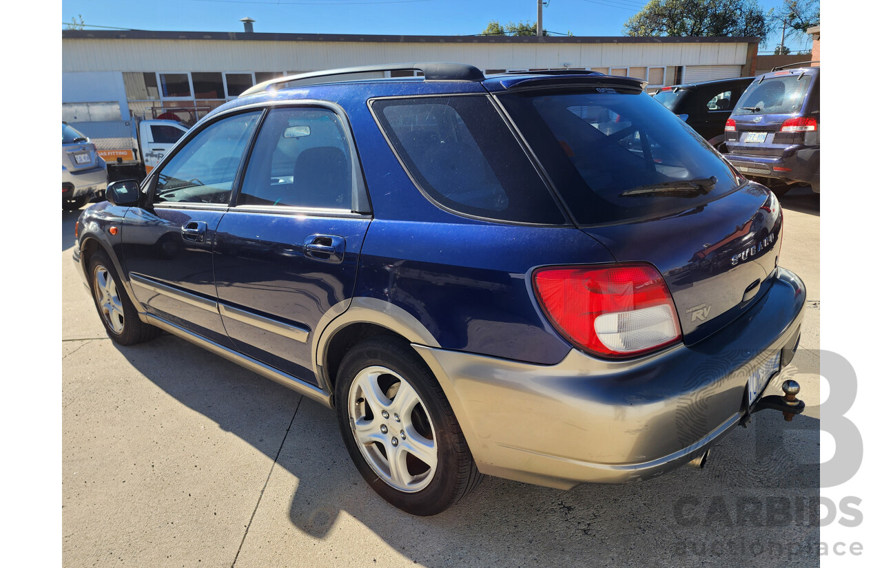 7/2002 Subaru Impreza RV (awd) MY02 5d Hatchback Blue 2.0L