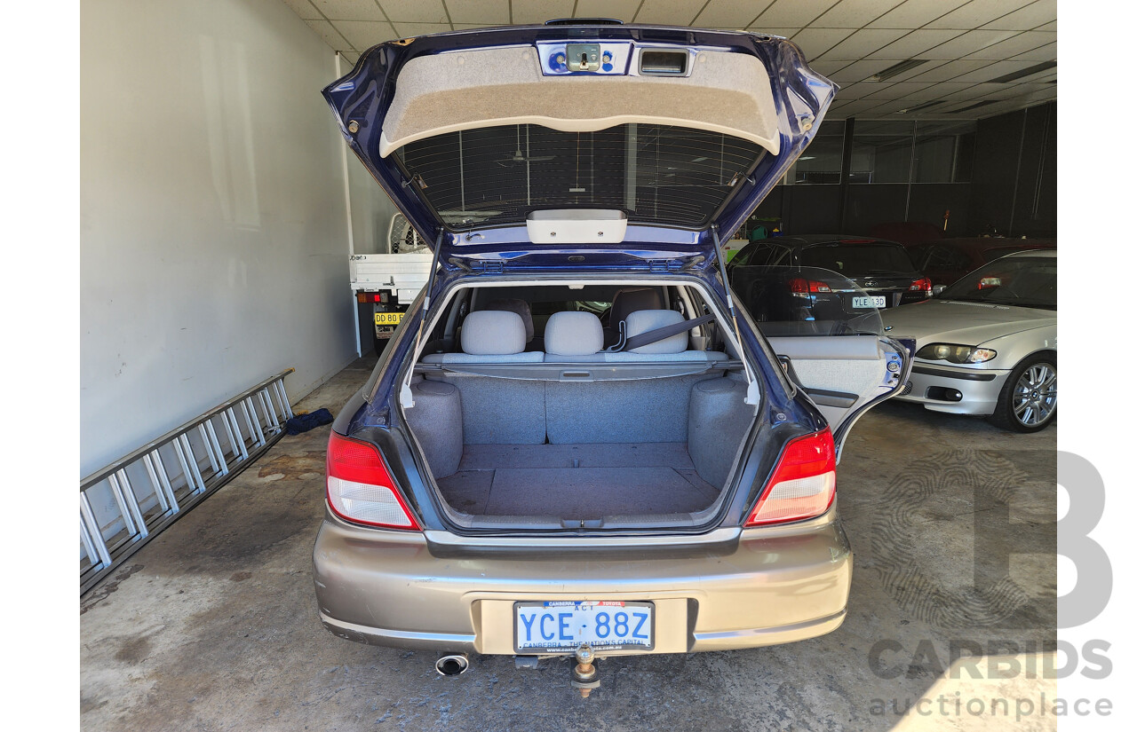 7/2002 Subaru Impreza RV (awd) MY02 5d Hatchback Blue 2.0L