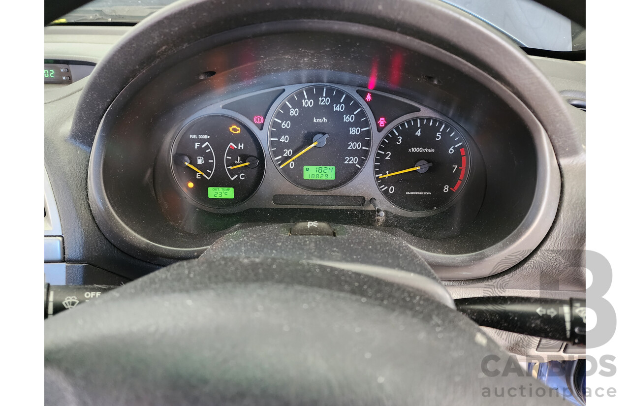 7/2002 Subaru Impreza RV (awd) MY02 5d Hatchback Blue 2.0L
