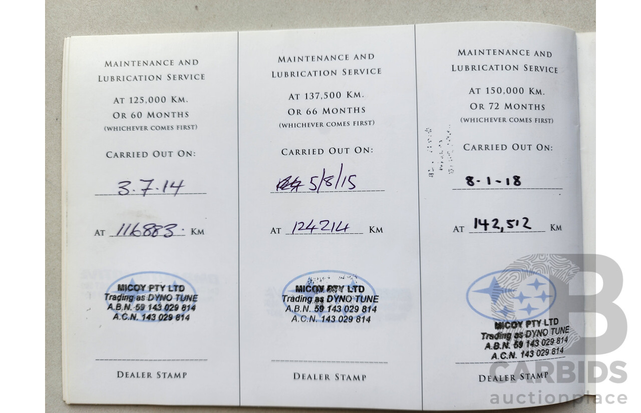 7/2002 Subaru Impreza RV (awd) MY02 5d Hatchback Blue 2.0L