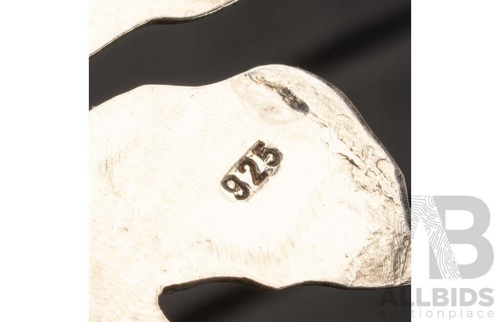 Vintage Collection of (4) Silver Brooches, 29.42 Grams