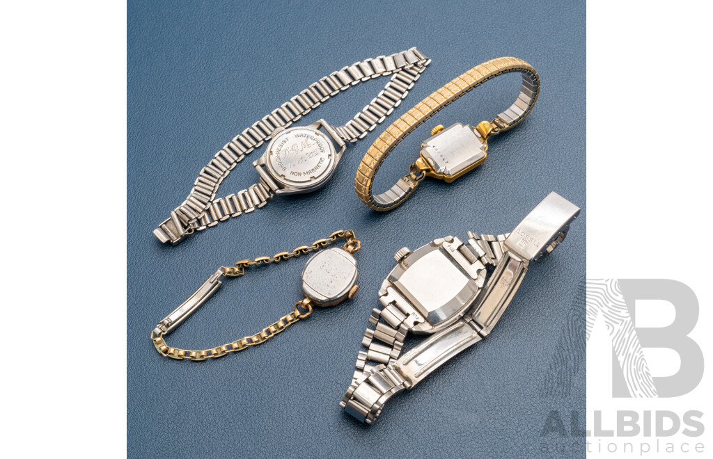 Collection of Vintage Ladies Watches Including Tissot, Marvin & Winton