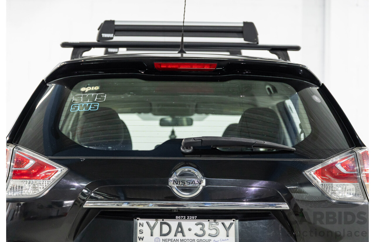 3/2015 Nissan X-Trail ST (4x4) T32 4d Wagon Diamond Black 2.5L