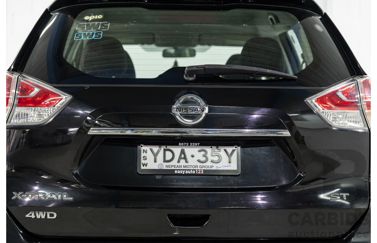3/2015 Nissan X-Trail ST (4x4) T32 4d Wagon Diamond Black 2.5L