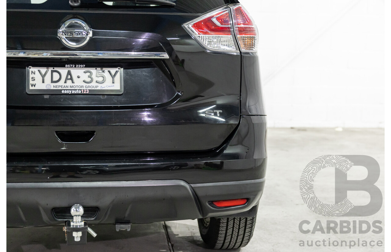 3/2015 Nissan X-Trail ST (4x4) T32 4d Wagon Diamond Black 2.5L